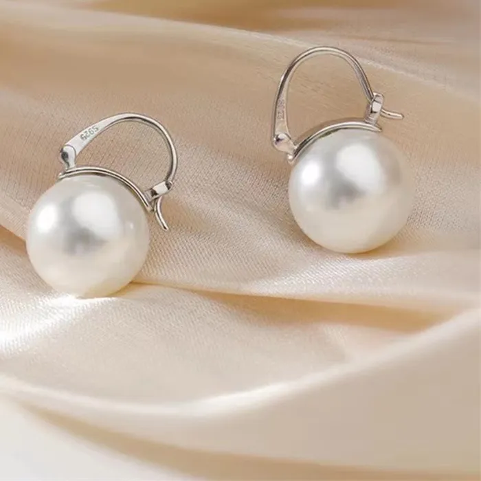 Authentic Shell & Pearl Earring A Golden Whisper Of Protection