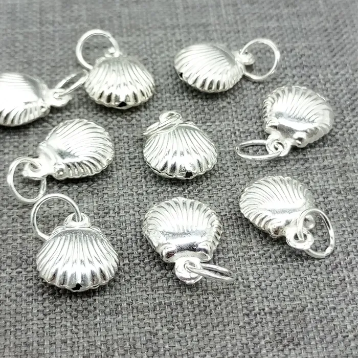 Authentic Whispers Of The Deep Tide Silver Shell Talisman