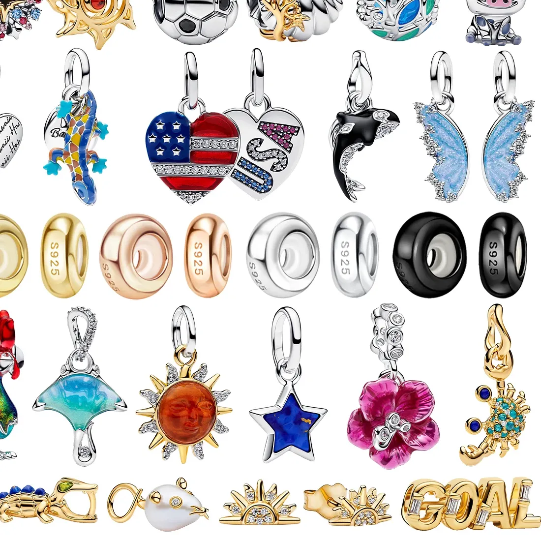 Authentic Tears of the Abyssal Depths: 925 Sterling Silver Ocean Talismans