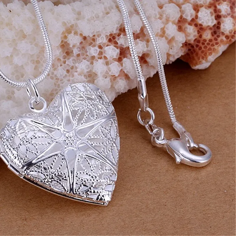 Authentic The Memory Locket of Eternal Bonds Sterling Silver Pendant