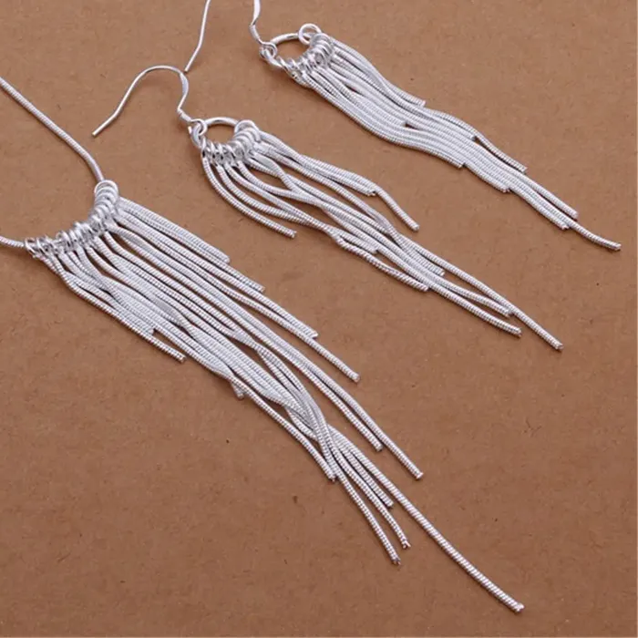 Authentic Talisman Of Radiant Cascades 925 Sterling Silver Tassel Jewelry