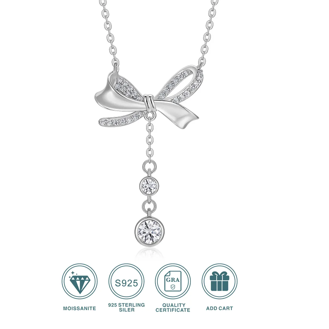 Authentic The Golden Knot of Eternal Bonds Moissanite Talisman