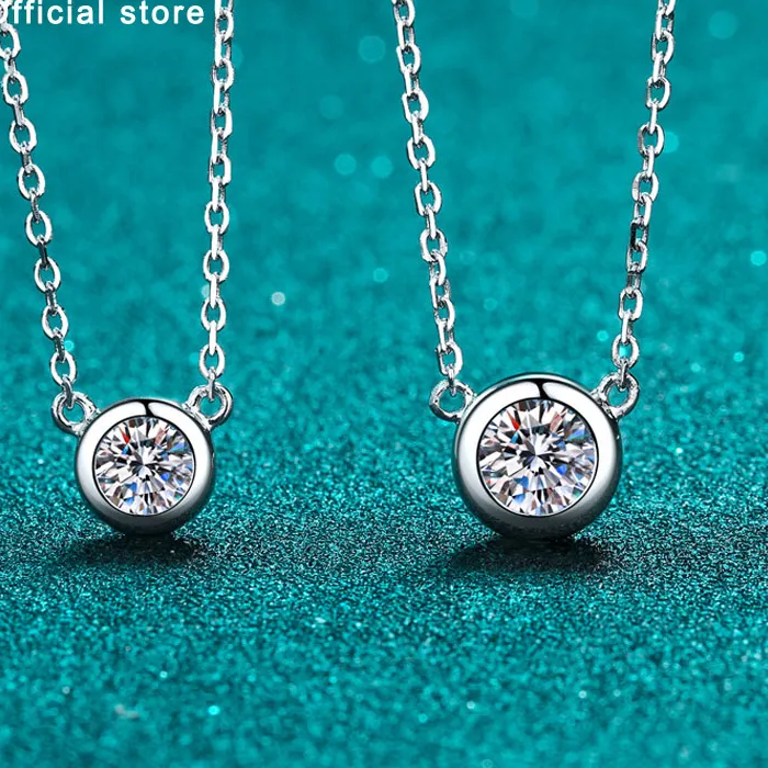 Celestial Radiance Moissanite Heart Of The Cosmos Necklace