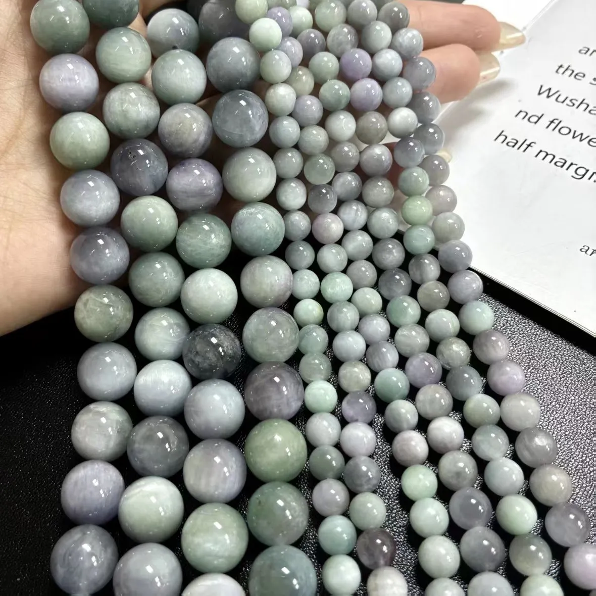 Authentic Celestial Harmony: Kunzite Beads for Spiritual Balance