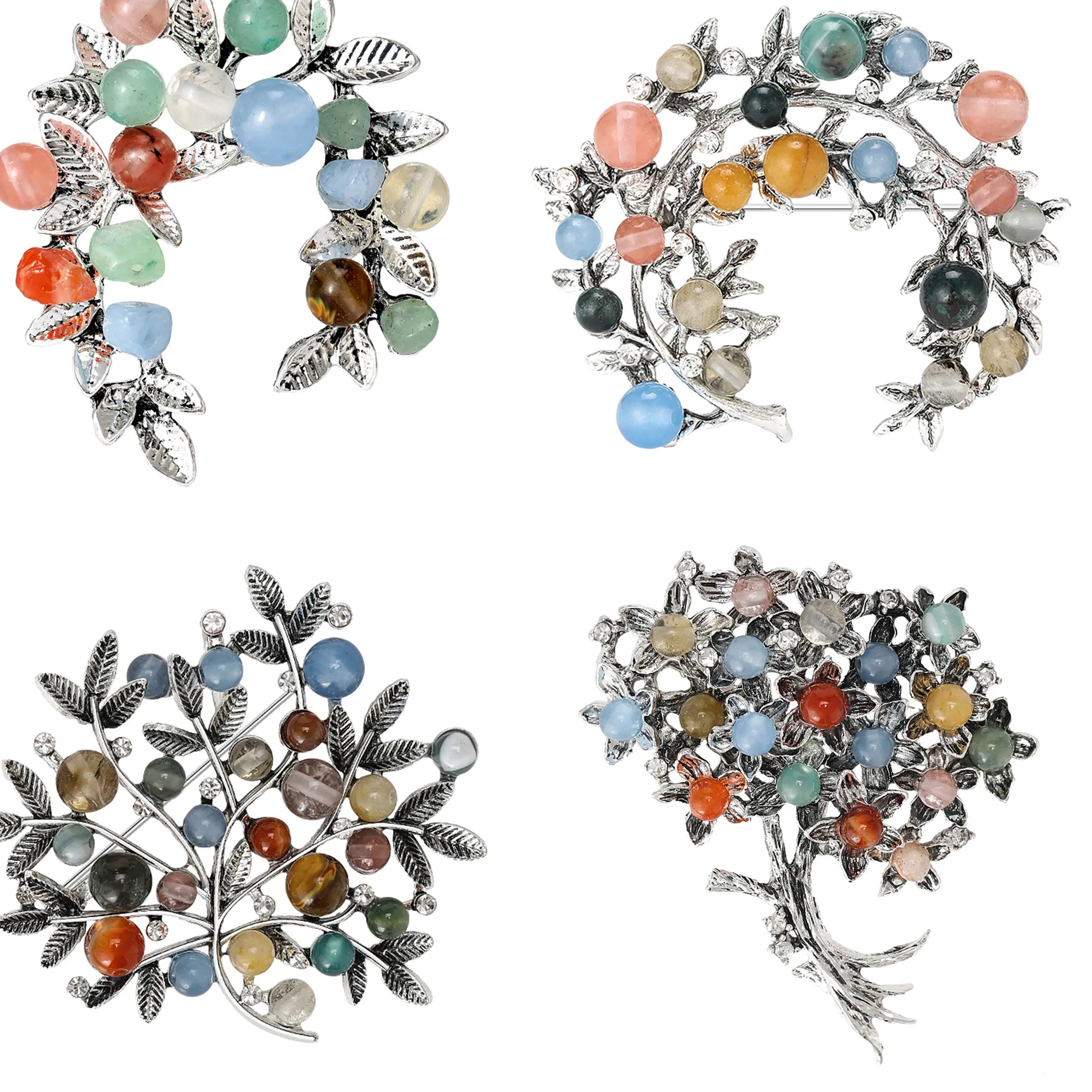 Authentic Luxury Pearl Wild Fruit Brooches for Women Fruit Plant Pins Office Party Friend Luxury New Gifts Jewelry Accessories Decoration