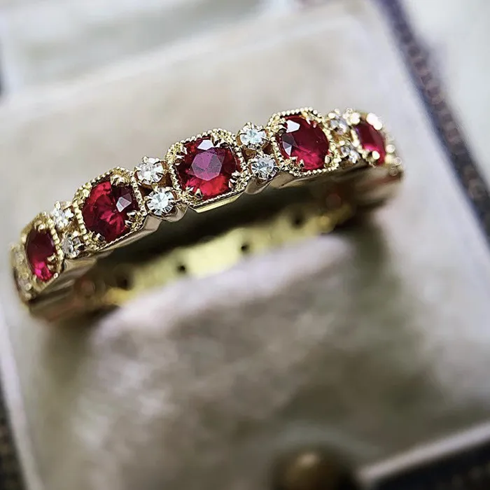 Authentic The Crimson Bloom Solstice Ring Of Sacred Fertility