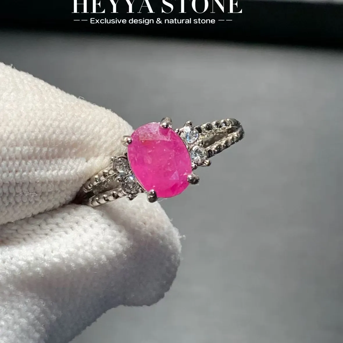 Authentic The Crimson Flame Ruby Solitaire Ring