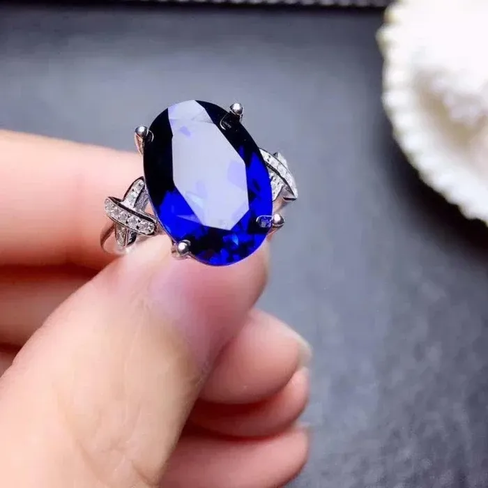 Authentic Mystic Sapphire Ring - Sri Lanka's Enchanted Gemstone for Love and Protection