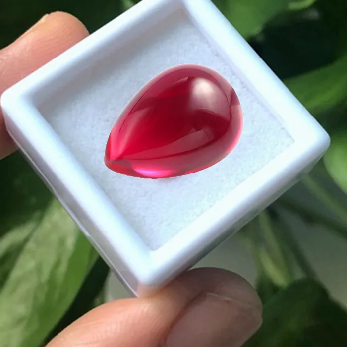Authentic Eternal Flame of the Heart: 13x18mm VVS Ruby Gemstone of Love and Passion