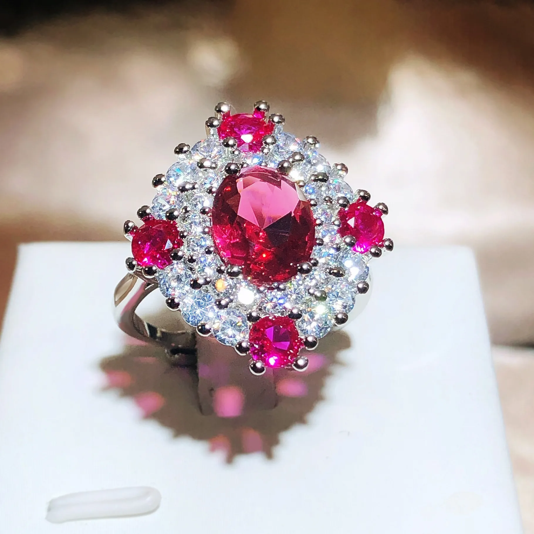 Authentic Rose Red Ruby's Devotional Heartbeat