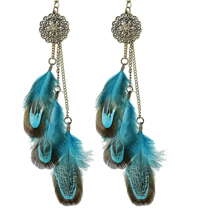 Authentic Whispers of the Wind: Celestial Feather Earrings