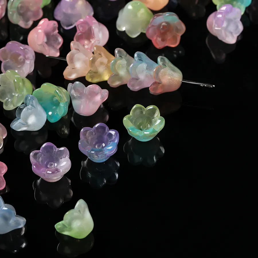 Authentic Ethereal Lily of the Valley Glass Bloom Talismans