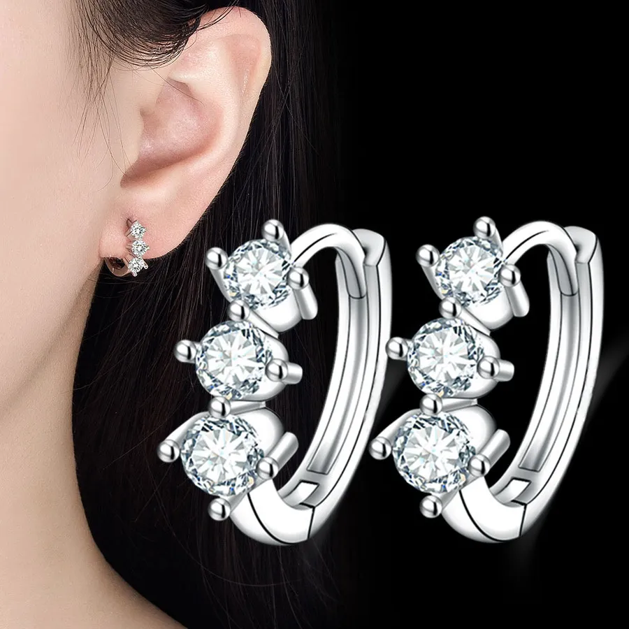 Authentic Triple Flame of Destiny: Sterling Silver Hoops Radiating Balance and Harmony