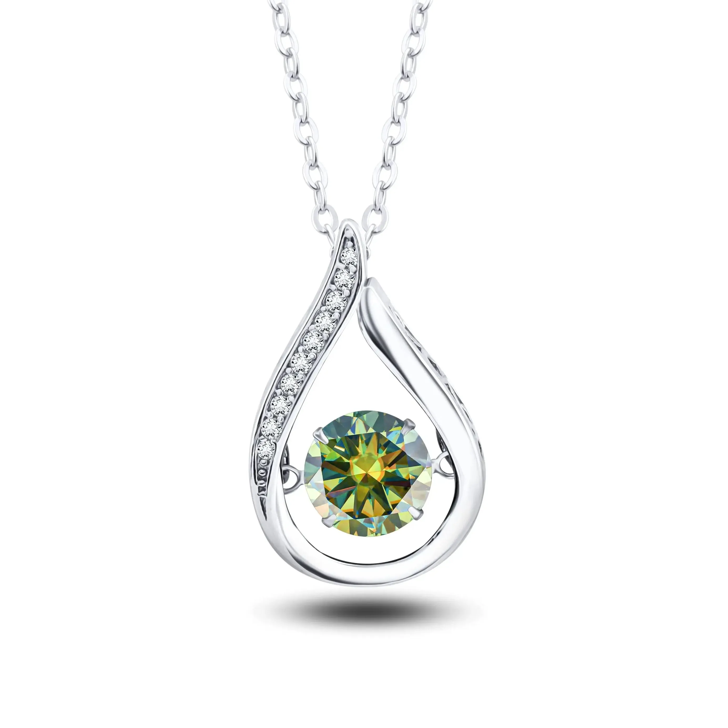 Authentic The Celestial Radiance Moissanite Solitaire Talisman
