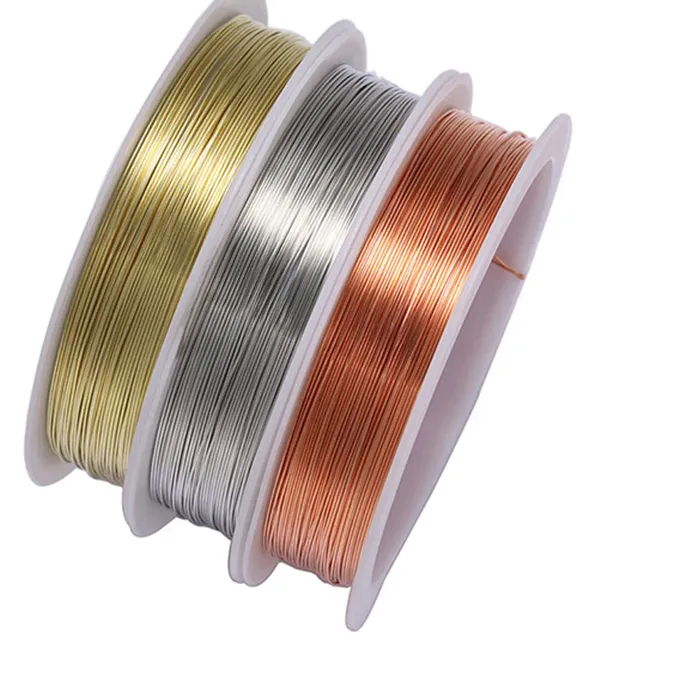 Authentic 0.2/0.3/0.4/0.5/0.6/0.8/1mm Sturdy Wire Beading Wire DIY Jewelry Making For Bracelets Necklaces Accessories Supplies