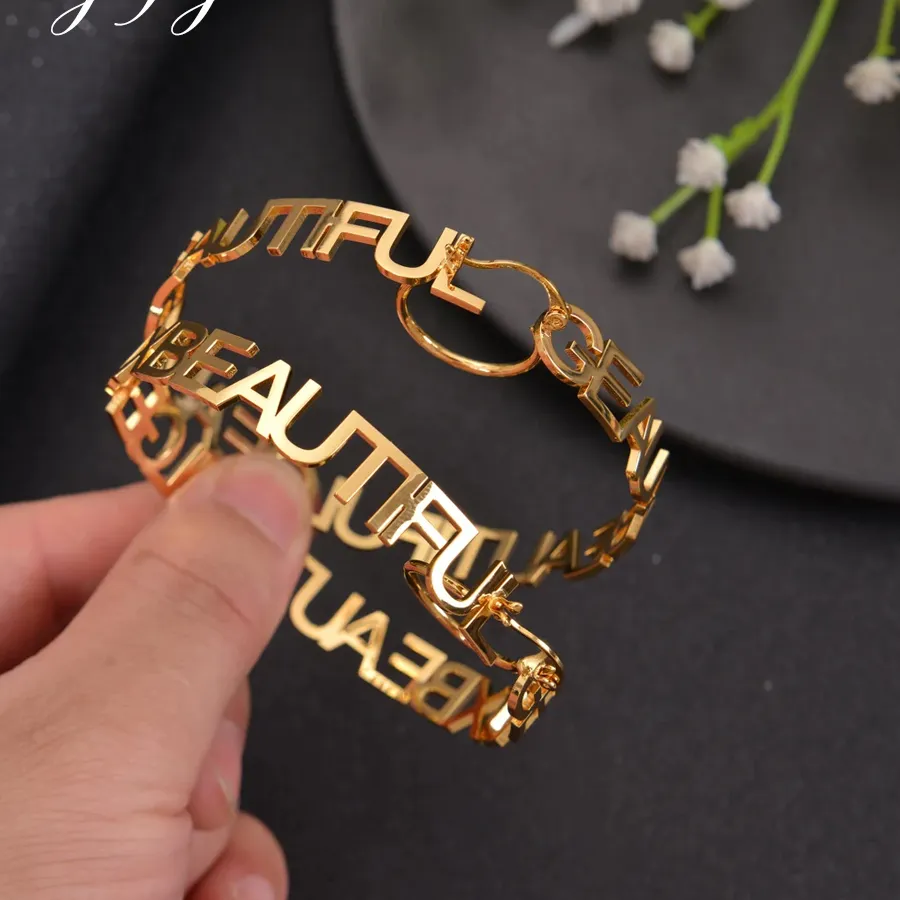 Authentic Celestial Name Whisper Hoops – Sacred Stainless Steel Letter Amulets for Women & Children