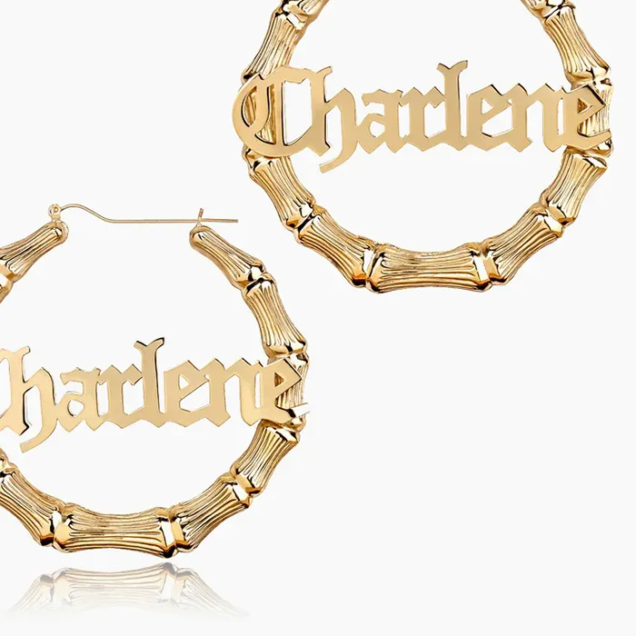 Authentic The Gilded Sigil Script Earrings Of Personal Sovereignty