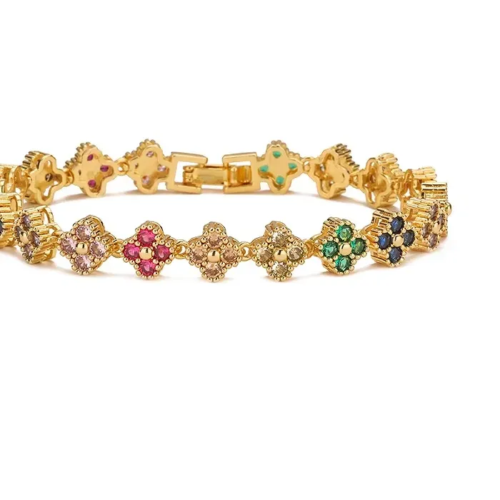 Authentic The Gilded Petals of Fortune: A Clover Talisman for Eternal Connection