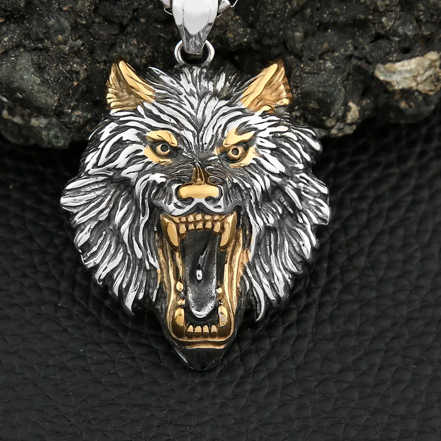 Authentic Embracing the Fierce Wisdom of Fenrir: Odin's Wolf Amulet for the Modern Viking