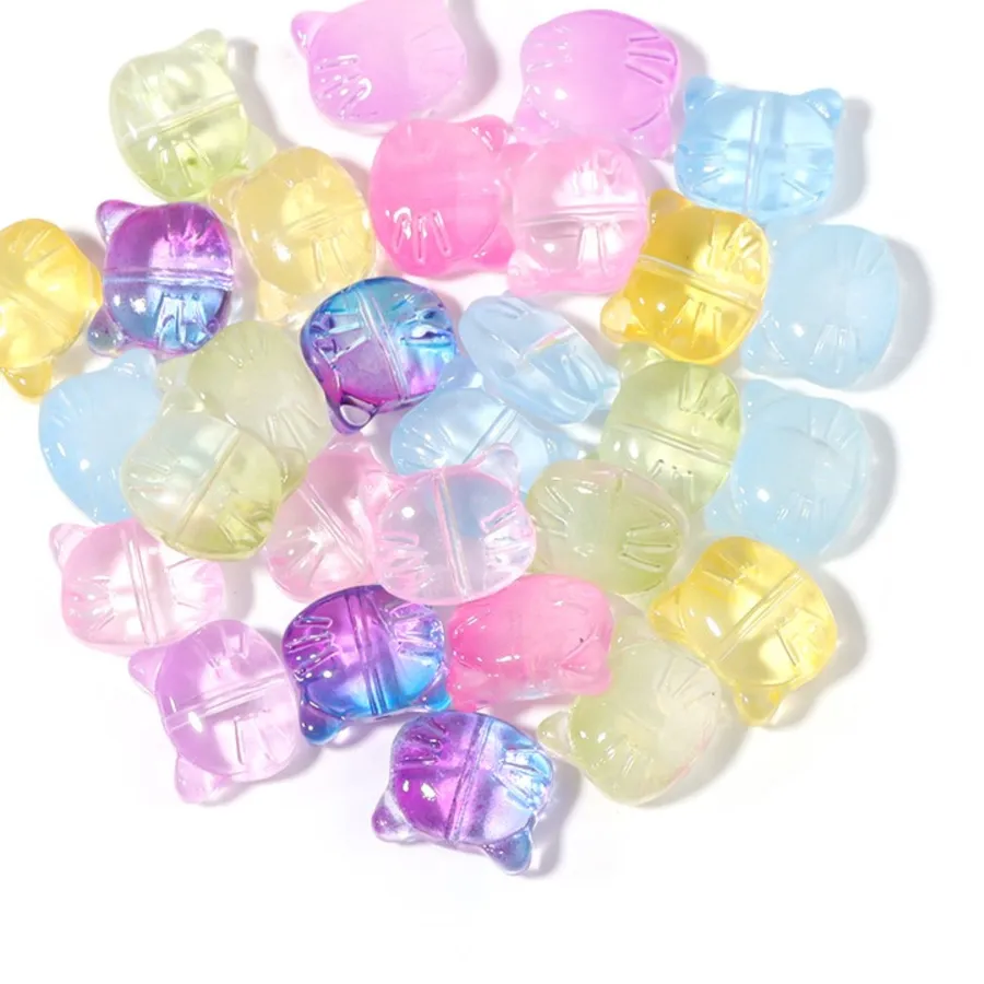 Authentic Feline Spirit Guardians: Artisan Lampwork Cat Totem Beads