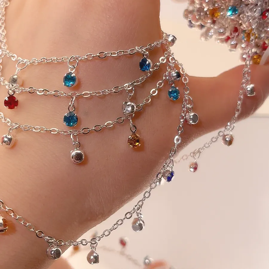 Authentic The Celestial Prism: Radiant Rhinestone Veins for Sacred Adornment