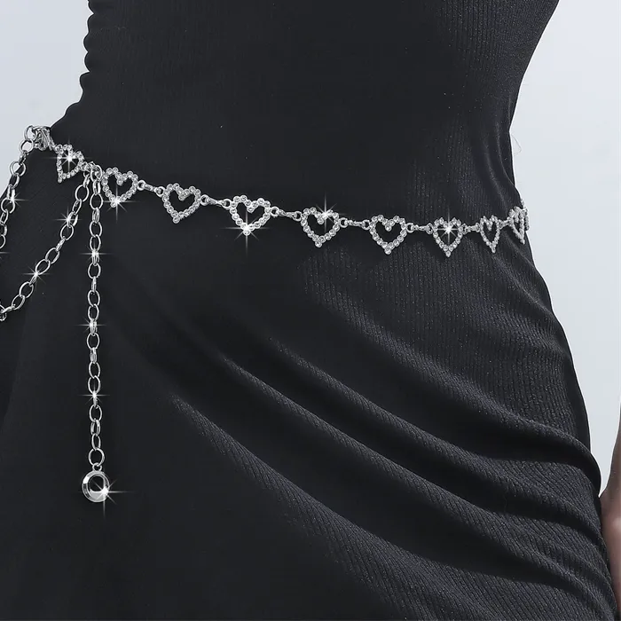 Authentic Heart's Compass Waist Chain Gilded Talisman Of Love & Vital Center