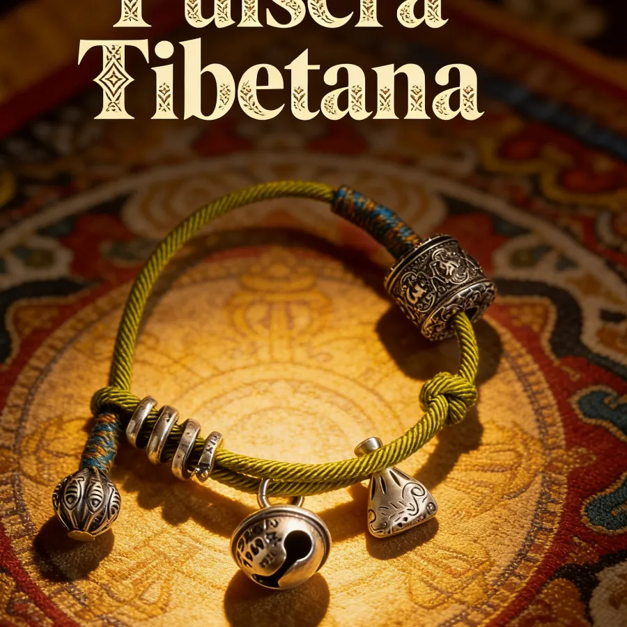 Authentic Tibetan Six-Character Mantra Lucky Bracelet, Hand-Woven Green Rope Ethnic Wristband Spiritual Amulet Jewelry for Men Women