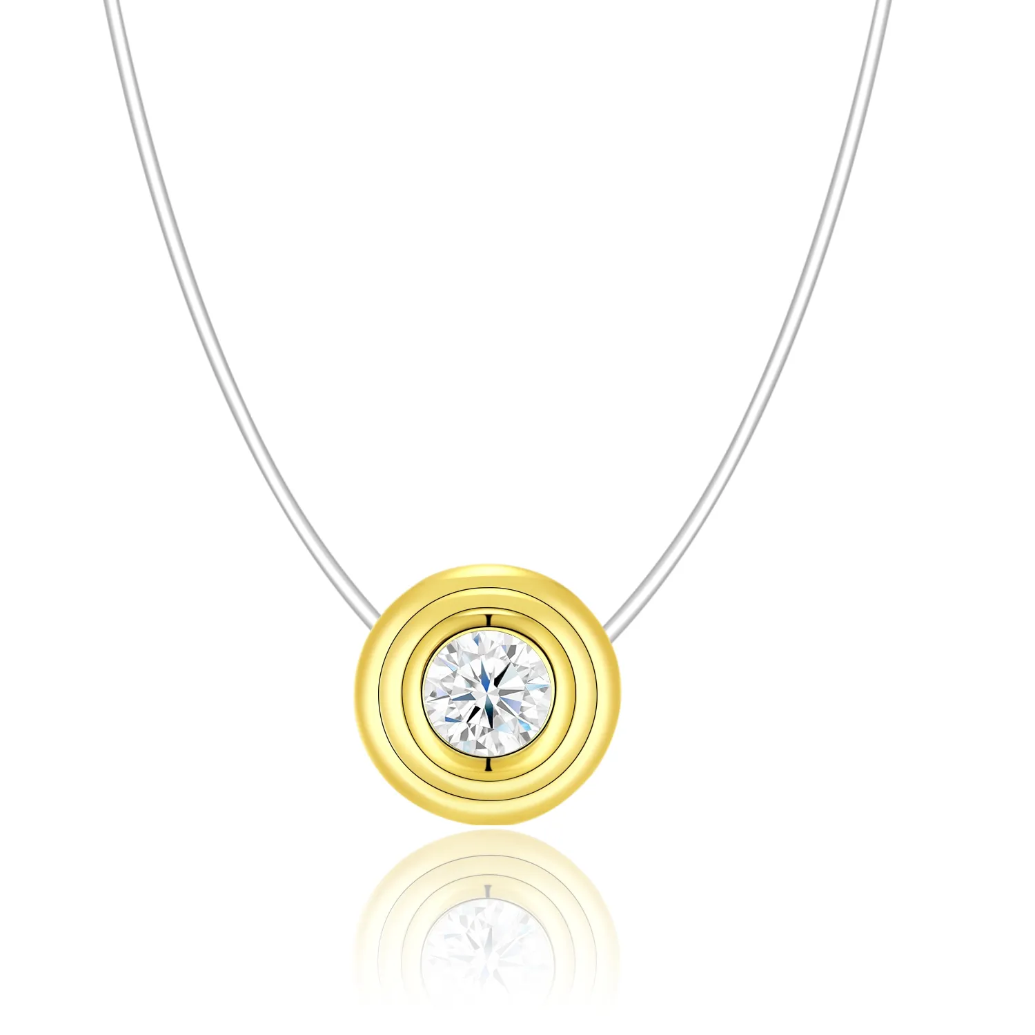Authentic The Celestial Radiance Moissanite Sovereign Pendant