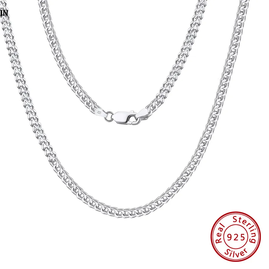 Authentic Sacred Connection: Sterling Silver Cuban Curb Chain Necklace