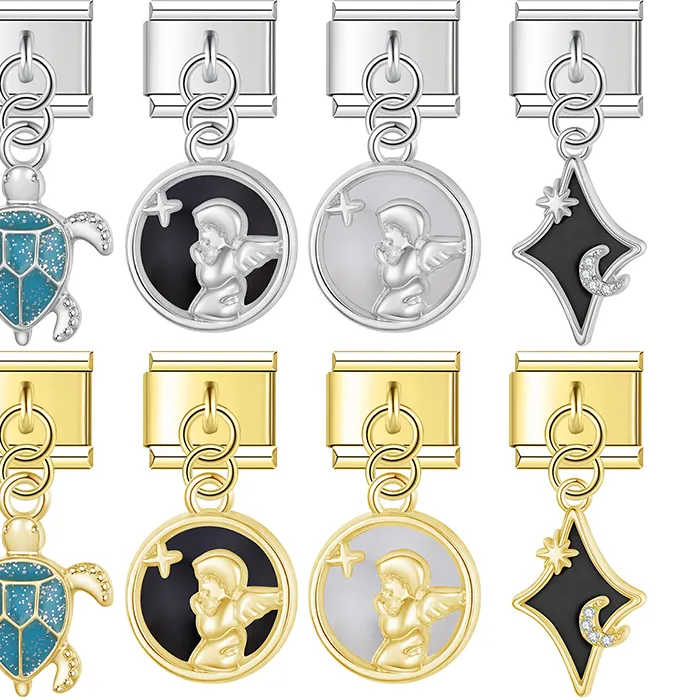 Authentic The Eternal Voyager - Golden Turtle Italian Charm