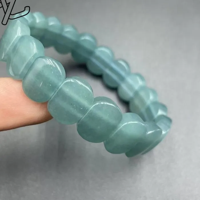 Authentic Celestial Tide Jade Bangle: An Ethereal Talisman of Protection