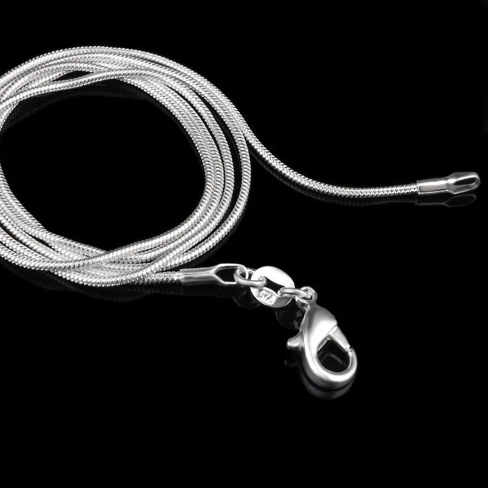 Authentic Celestial Serpent Silver Chain – 18″ of Eternal Flow (Pack of 50)