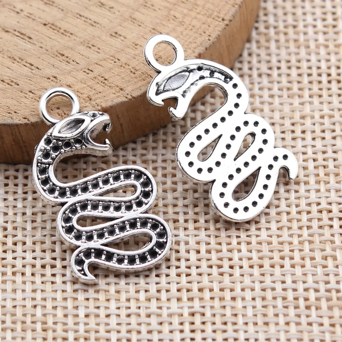 Authentic The Serpent's Whisper: Antique Silver Cobra Talismans for Transformation and Protection