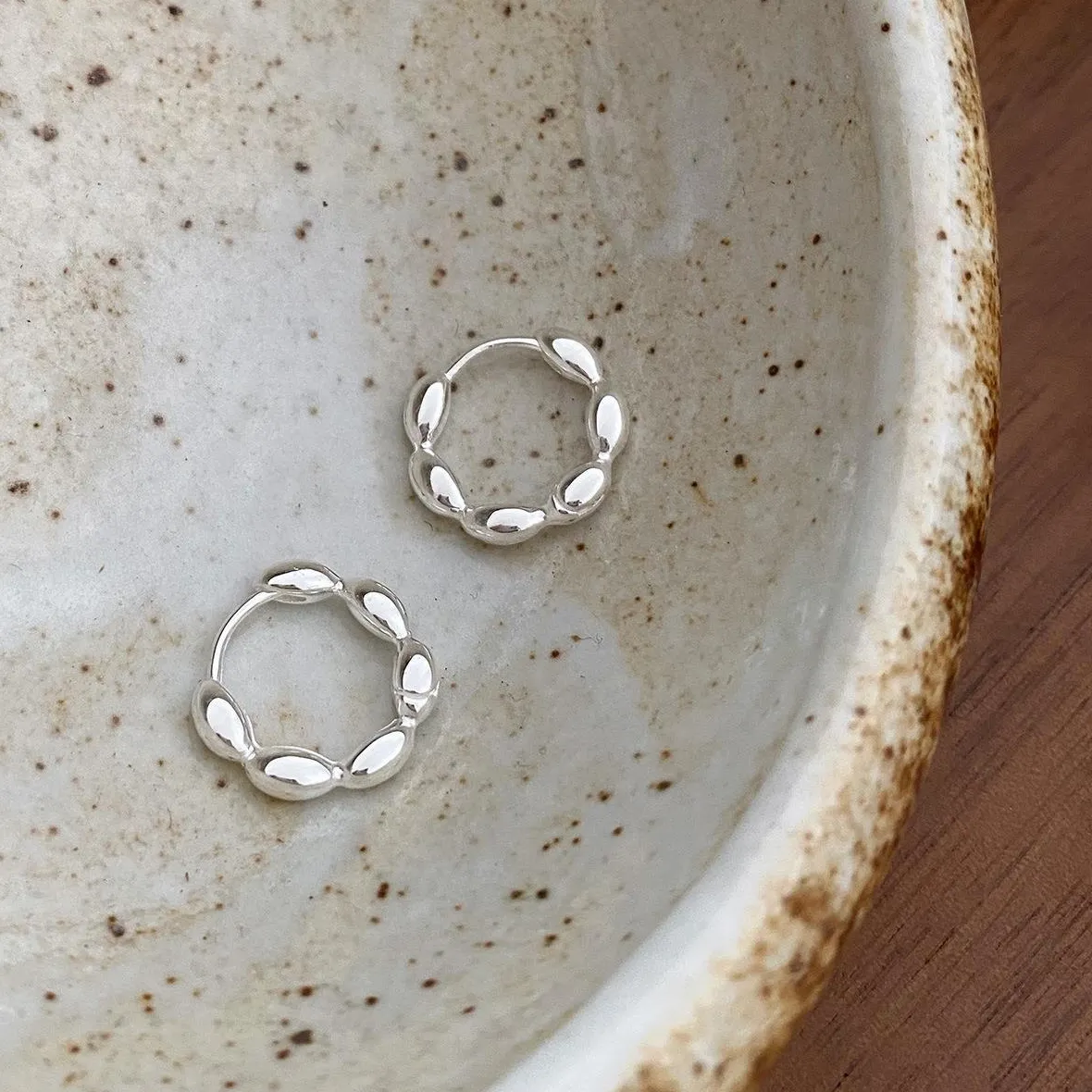 Authentic 925 Sterling Silver Olive branch hoop Earrings Temperament Simple Inlaid for Women Wedding Jewelry Accessories