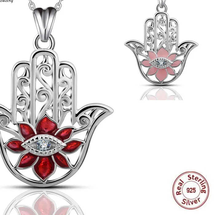 Authentic Celestial Shield Hamsa Hand and Evil Eye Sterling Silver Talisman