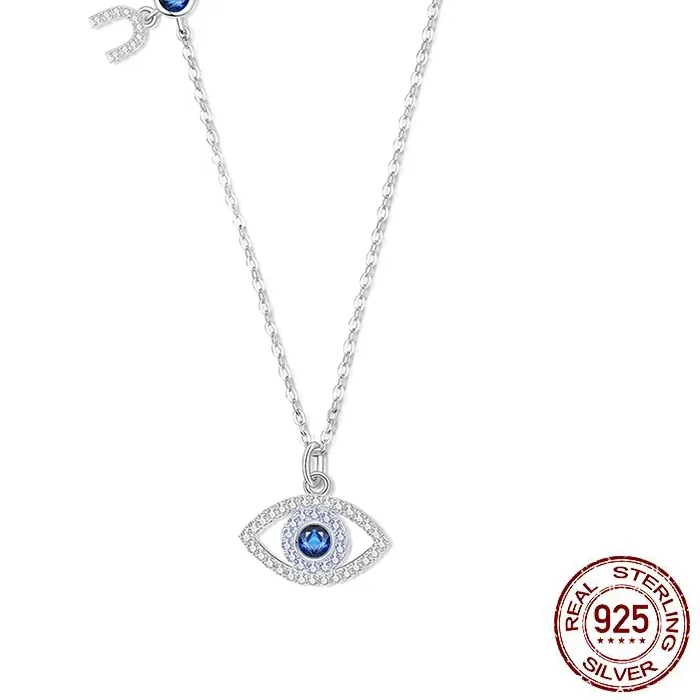 Authentic Celestial Azure Aegis: The Luminous Evil Eye Talisman