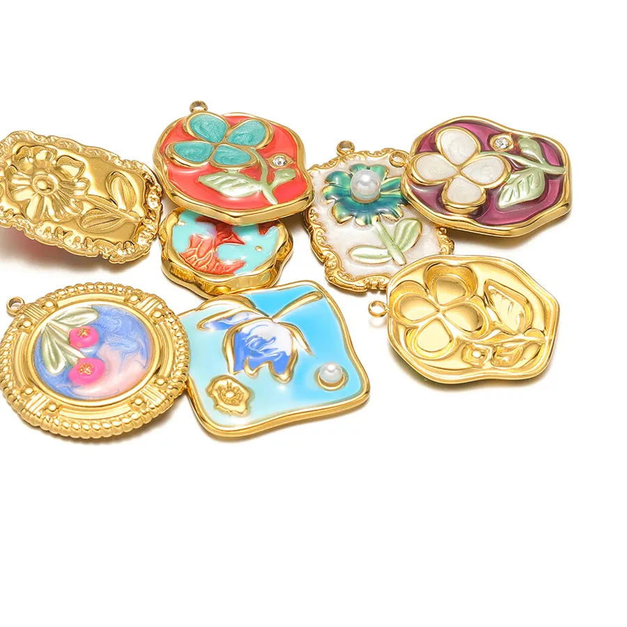 Authentic Celestial Blossom Pendants of Harmony and Sacred Geometry
