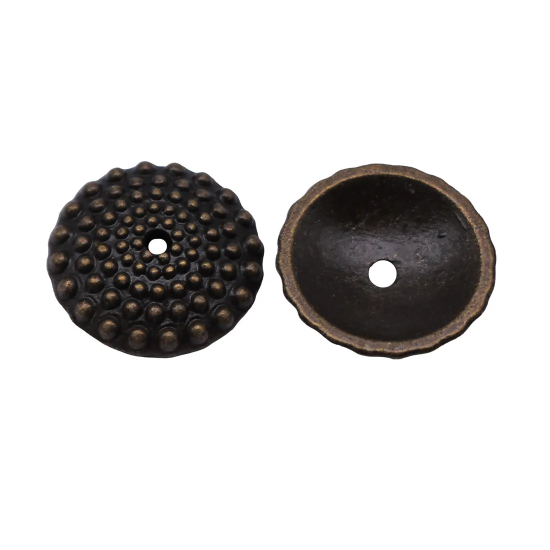 Authentic Large Flower Cap Spacer Beads Floral End Cap For Multi Style Beaded Jewelry Making Supplies