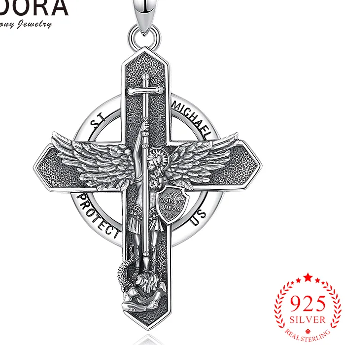 Authentic The Archangel's Shield: St. Michael Silver Amulet