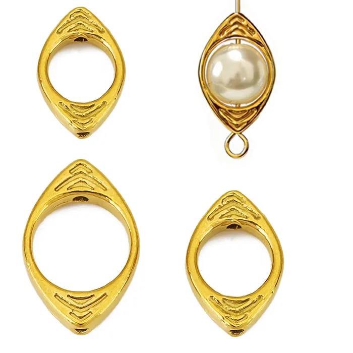 Authentic The All-Seeing Vanguard: PVD Gold-Plated Stainless Steel Protective Eye Beads
