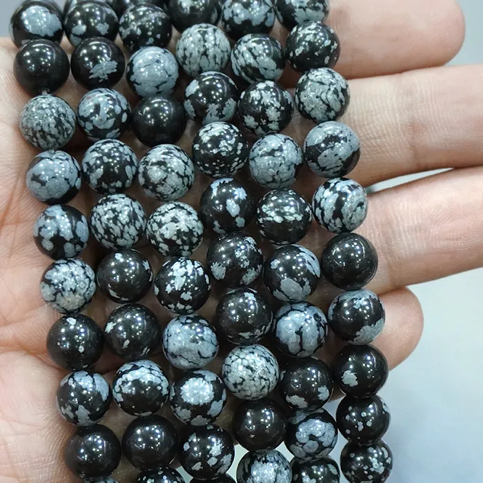Authentic Sacred Snowflake Jasper Strands of Inner Equilibrium