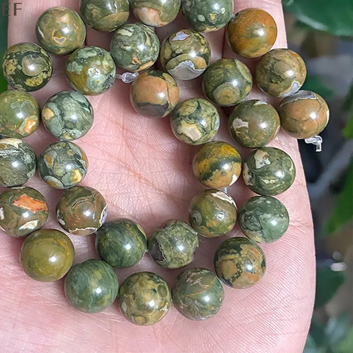 Authentic Natural Stone Beads Old KAMBABA Jaspers Round Loose Beads for Jewelry Making DIY Bracelet Earrings Accessories 4/6/8/10/12mm