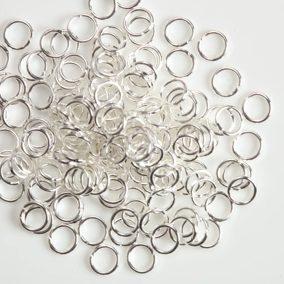 Authentic 200-1600pcs Gold And Silver Tone Iron Jump Loop Open Multi Size Metal Loops For Bracelet Connector Jewelry Making Accessories