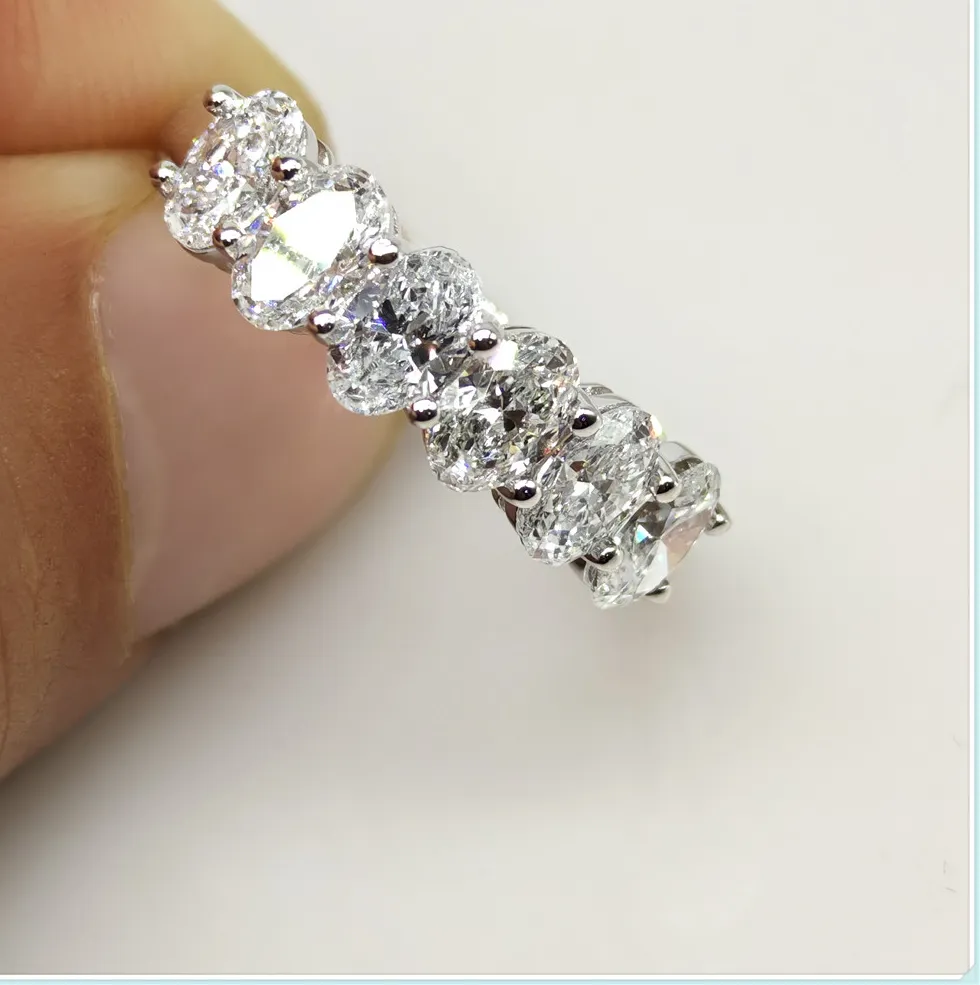 Authentic The Eternal Luminescence 0.3ct Oval CVD Lab Grown Diamond Ring