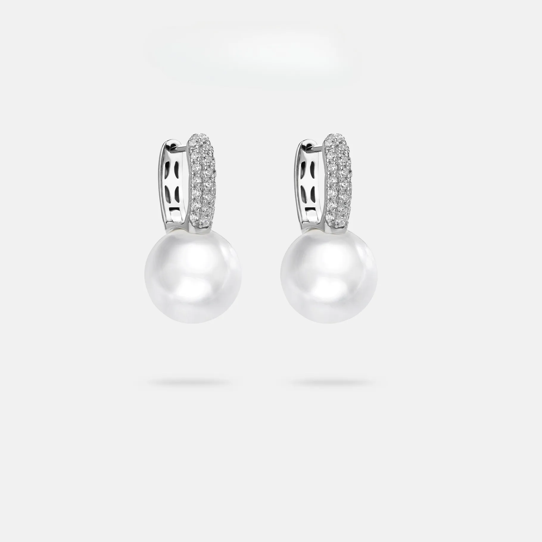 Authentic S925 Pure Silver Earrings Niche High- End Jewelry Hong Kong Style Jewelry