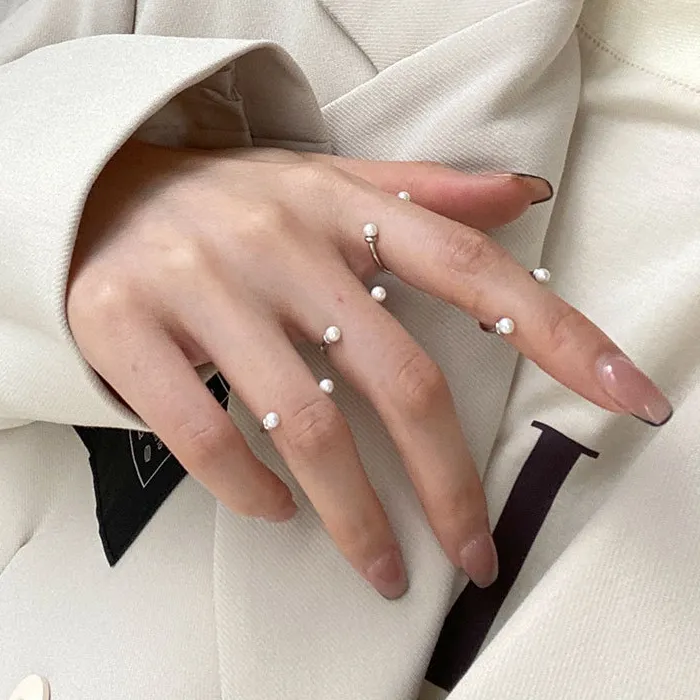 Authentic The Radiant Joy Smile Pearl Ring in Sterling Silver