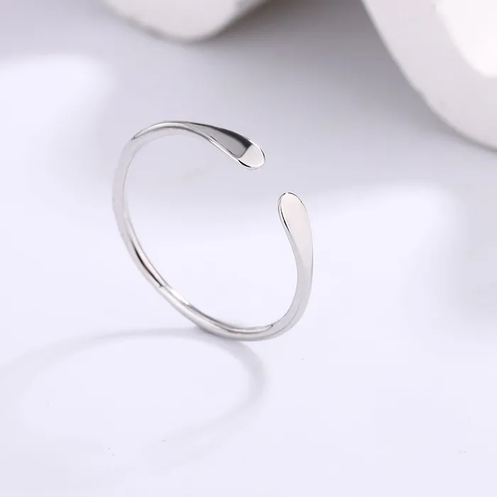 Authentic Tears of the Sacred Spring: The Water Droplet Sterling Silver Ring