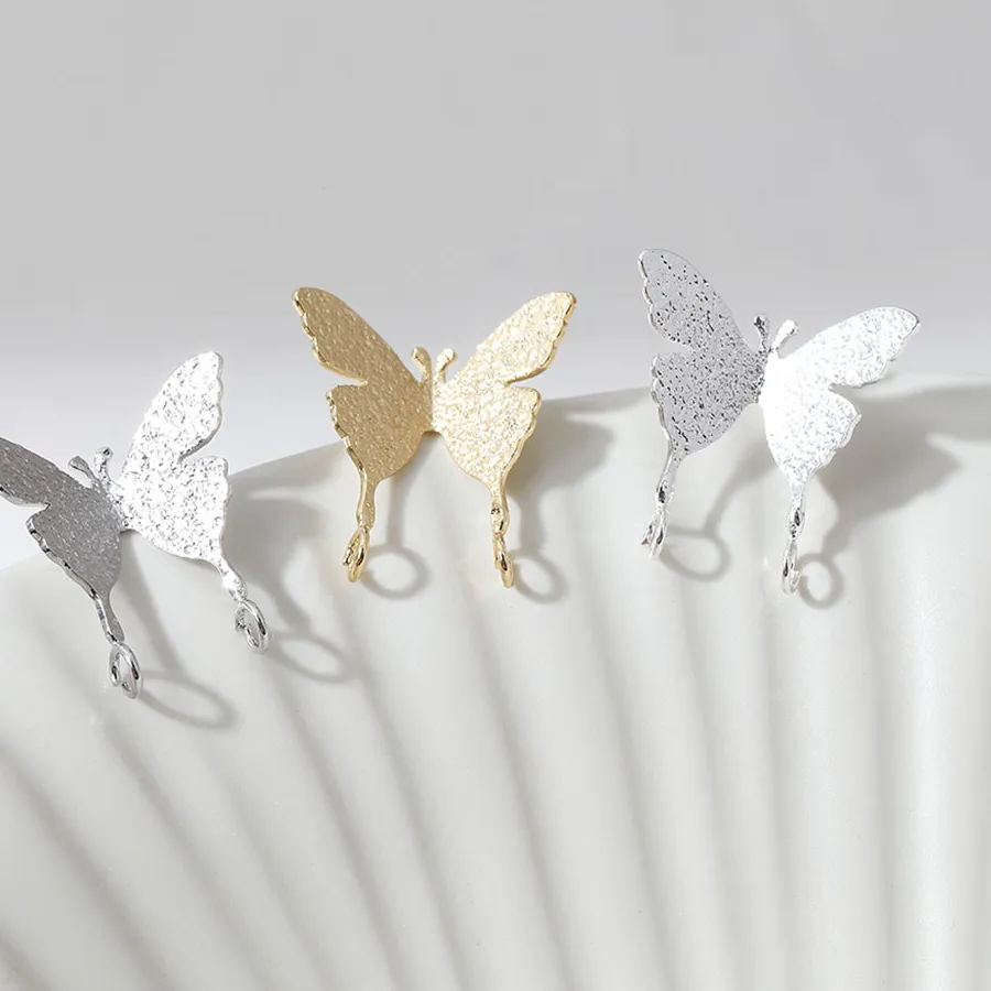 Authentic Wings of Protection: 4 Dainty Butterfly Ear Studs