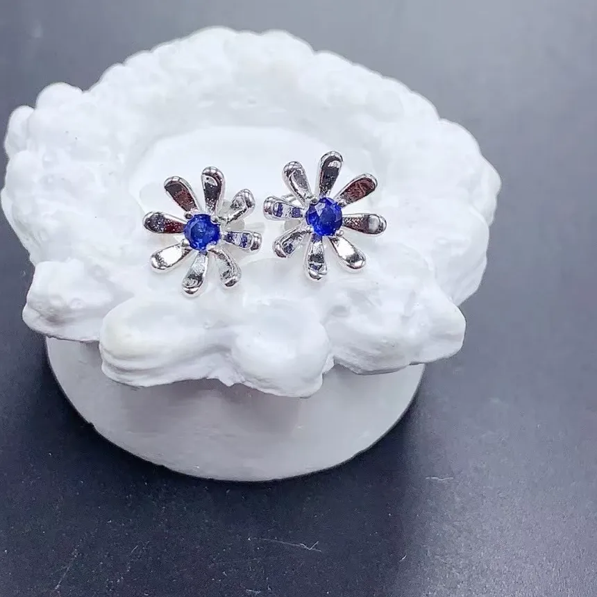 Authentic Celestial Blossom Sapphire Studs