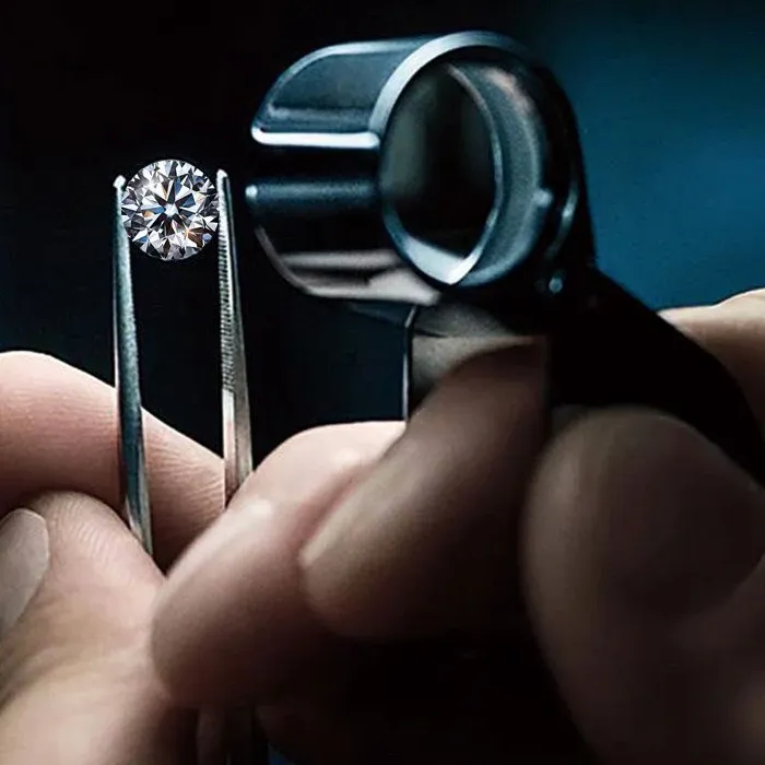 Authentic 100 Real Diamond Hpht Cvd Vvs1 Lab Grown Diamond Without Certificate For Rings Necklace Bracelet Diamonds